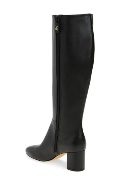 Stuart Weitzman Celina Zip Boot In Black