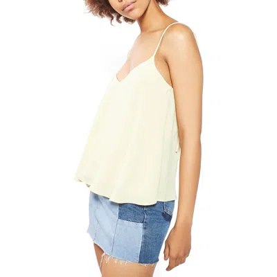 Topshop Rouleau Swing Camisole In Yellow