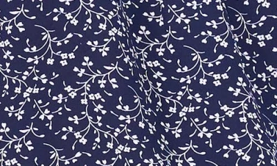 Chaus Print Flutter Sleeve Blouse In Brown