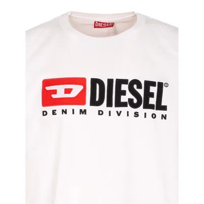 Diesel Essentials Man T-shirt White Size L Cotton