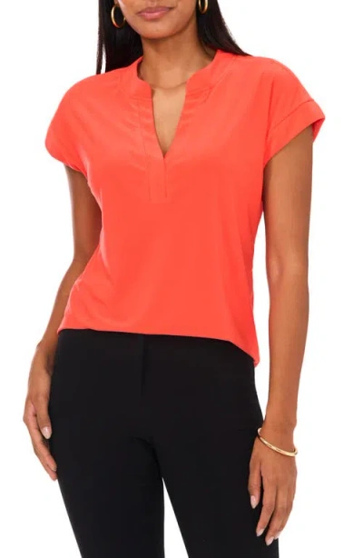 Chaus Jersey Top In Orange