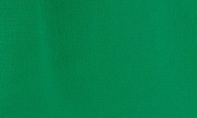 Chaus Print Flutter Sleeve Blouse In Green