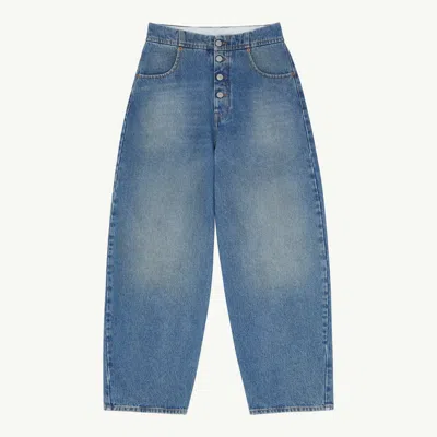 Mm6 Maison Margiela Straight-leg Jeans In Blue