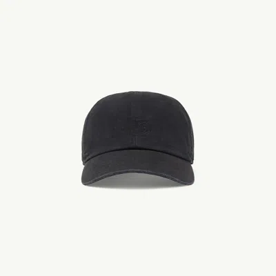 Mm6 Maison Margiela Cotton Canvas Cap In Black