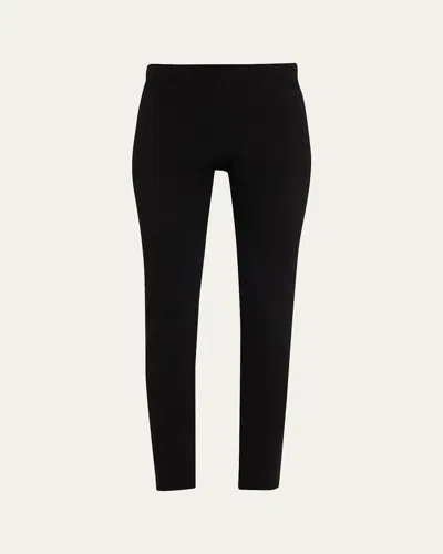 Akris Punto Maro Jersey Leggings In Black