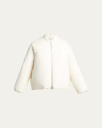 Moncler Genius X Jil Sander Sodium Down Bomber Jacket In White