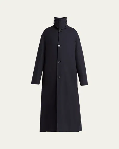 Moncler Genius X Jil Sander Barrelene Long 3-in-1 Coat In Blue