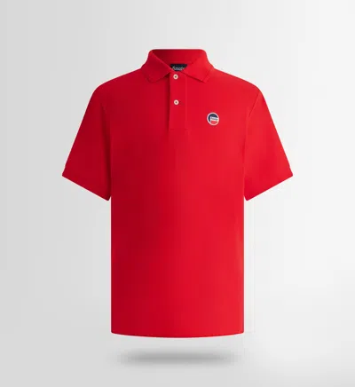 Fusalp Elbin Short-sleeve Polo Shirt In Red