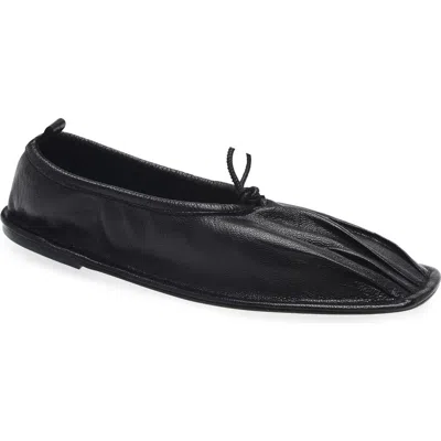 Hereu Puntera Soft Leather Ballet Flats In Multi