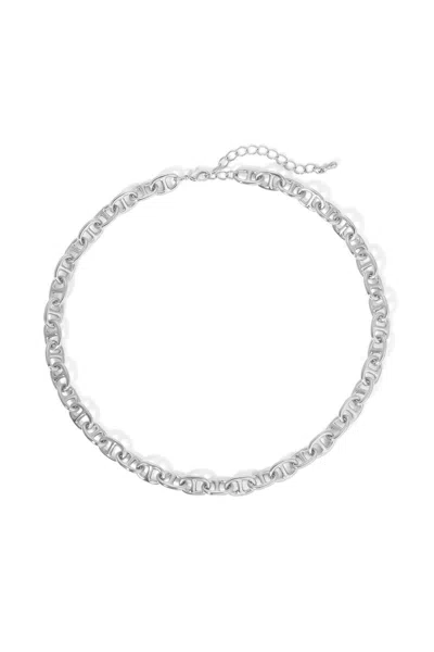 Naiia Women's Silver Rylee Anchor Chain Necklace In Silver