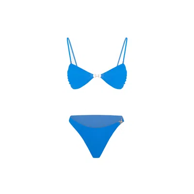 Sellie Women's Blue Marine Bliss Bikini Set In Blue