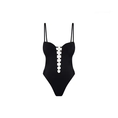 Sellie Women's Black Eve Swimsuit In Black