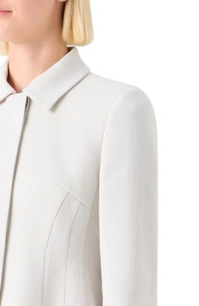 Akris Helios Short Jacket In White