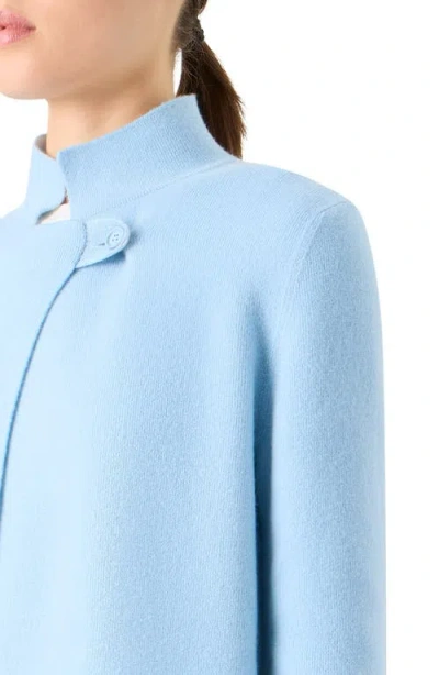 Akris Reversible Cashmere Jacket In Blue