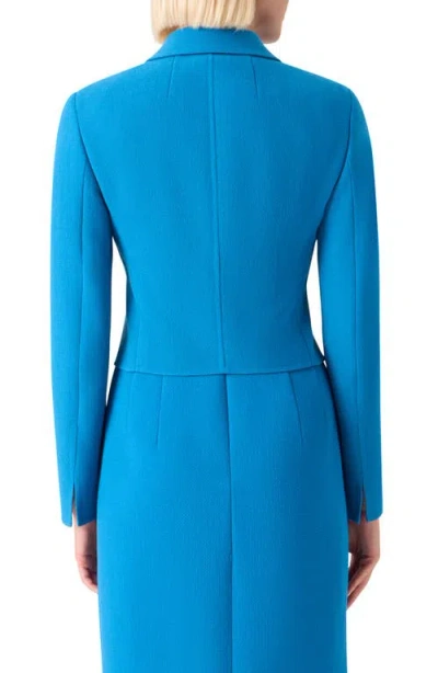 Akris Helios Short Jacket In Blue