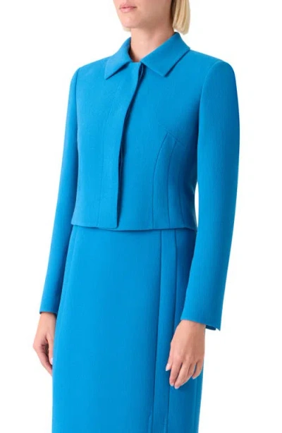 Akris Helios Short Jacket In Blue