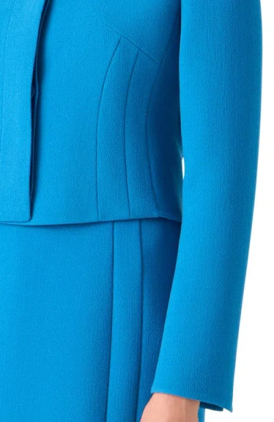 Akris Helios Short Jacket In Blue