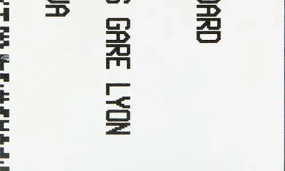 Balenciaga Boarding Pass Leather Card Case In Multi