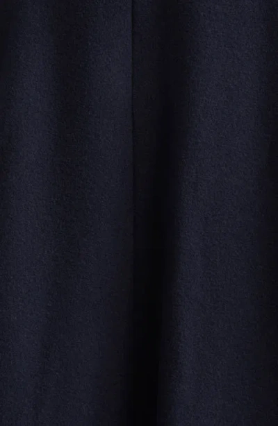 Comme Des Garçons Airy Wool Blend Coat In Blue