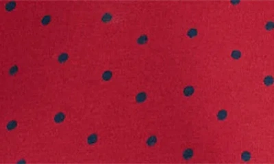 Seasalt Cornwall April Printed Stretch Organic Cotton Dress In Red