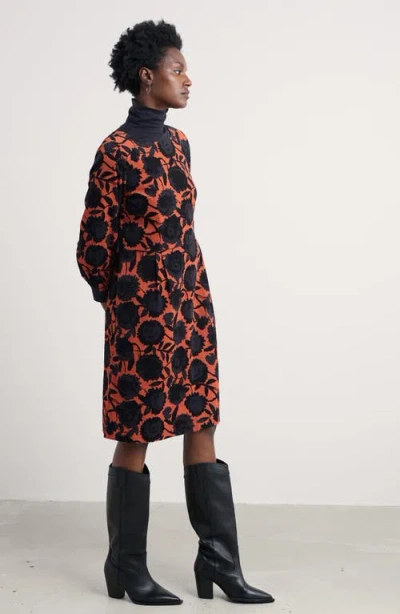 Seasalt Cornwall Herb Garden Floral Corduroy Dress In Multi