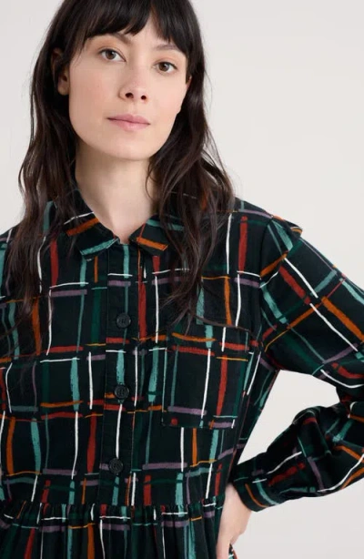 Seasalt Cornwall Rosina Long Sleeve Midi Dress In Black