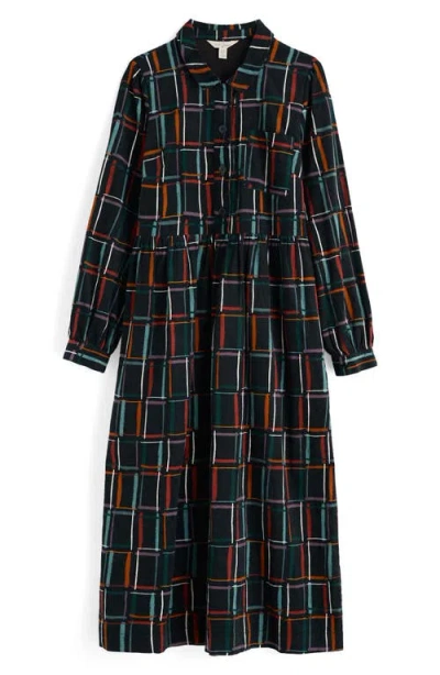 Seasalt Cornwall Rosina Long Sleeve Midi Dress In Black