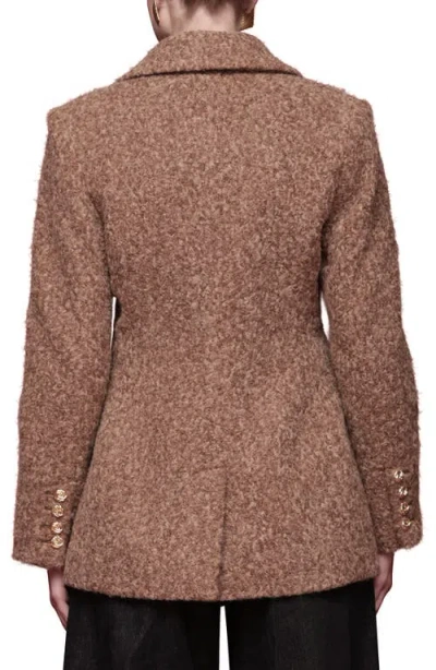 Avec Les Filles Bouclé Blazer In Brown