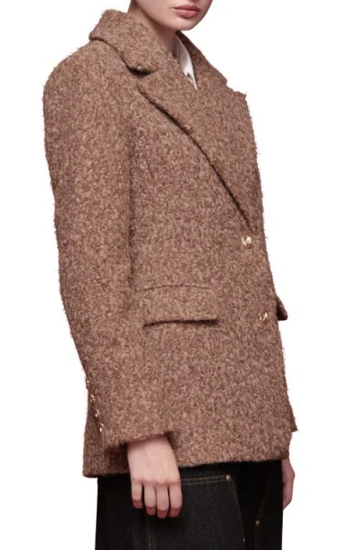Avec Les Filles Bouclé Blazer In Brown