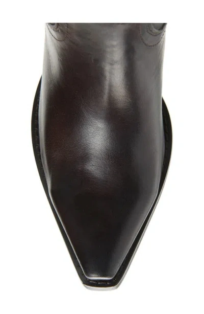 Jeffrey Campbell Rancher Knee High Western Boot In Black