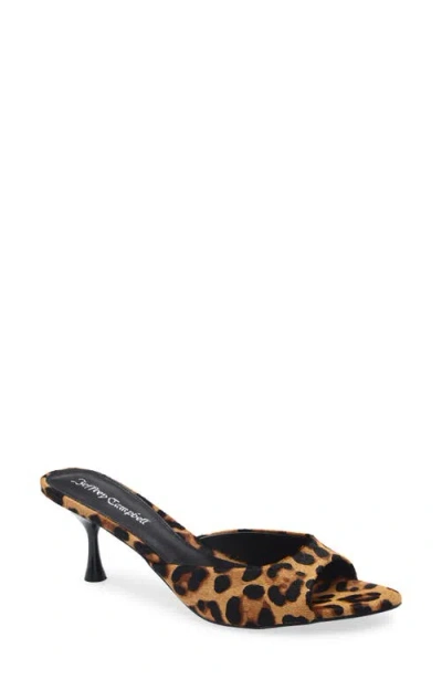 Jeffrey Campbell Spy-kid Slide Sandal In Black