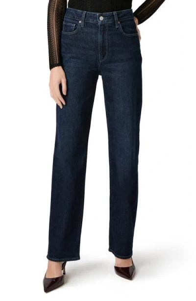Paige Stevie High Waist Straight Leg Jeans In Blue