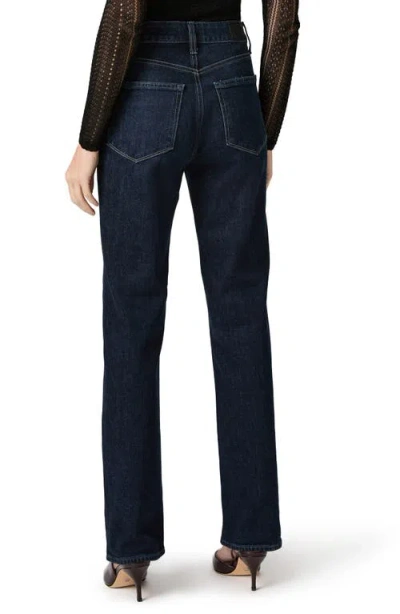 Paige Stevie High Waist Straight Leg Jeans In Blue