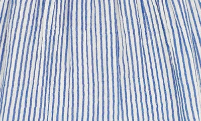 Feather 4 Arrow Kids' Harper Stripe Shoulder Tie Dress In Blue