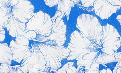 Feather 4 Arrow Kids' Floral Cotton Sundress In Blue