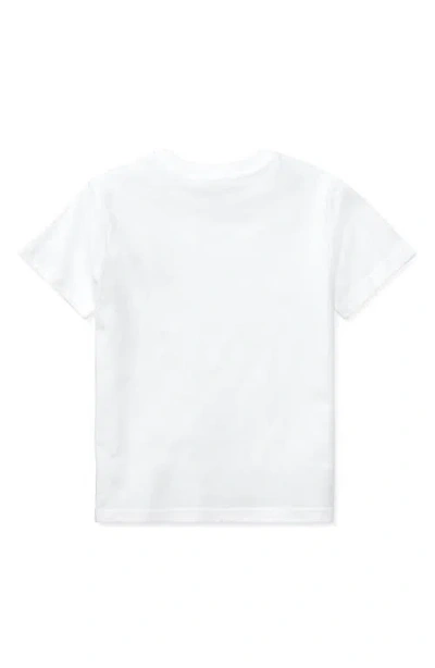 Polo Ralph Lauren Kids' Short Sleeve Cotton Jersey T-shirt In White