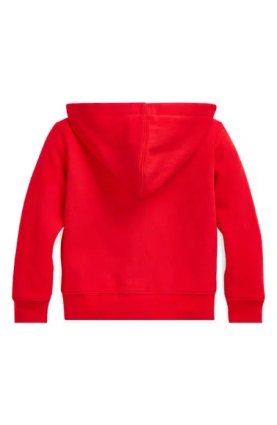 Polo Ralph Lauren Ralph Lauren Fleece Full-zip Hoodie In Red