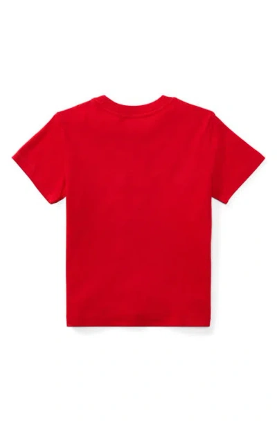 Polo Ralph Lauren Kids' Short Sleeve Cotton Jersey T-shirt In Red