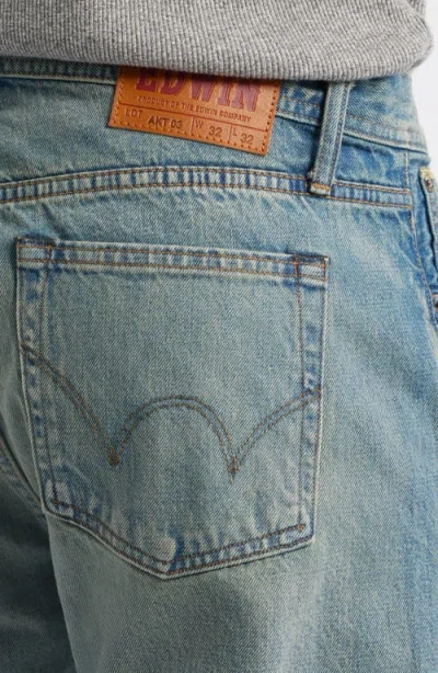 Edwin Straight Leg Jeans In Blue