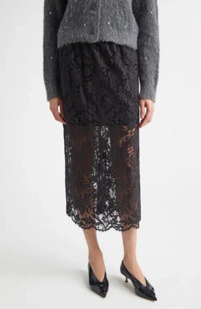 A.l.c . Lydia Lace Skirt In Black