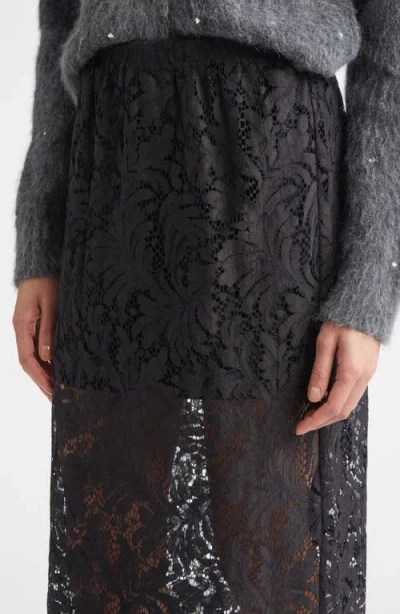 A.l.c . Lydia Lace Skirt In Black