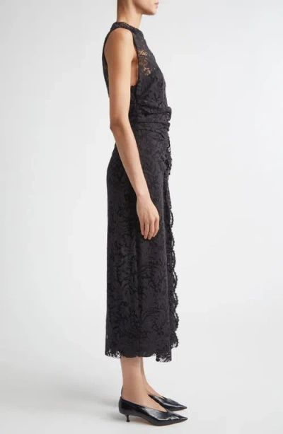 A.l.c . Astrid Lace Maxi Dress In Black