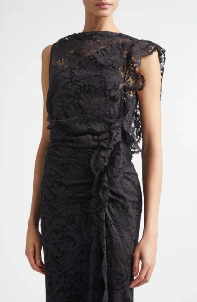 A.l.c . Astrid Lace Maxi Dress In Black