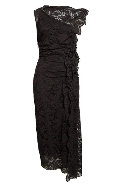 A.l.c . Astrid Lace Maxi Dress In Black