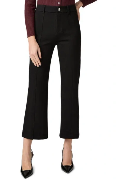 Paige Nixie Ankle Flare Ponte Pants In Black