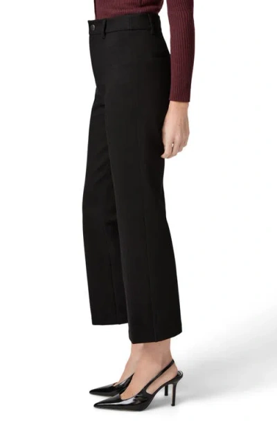 Paige Nixie Ankle Flare Ponte Pants In Black
