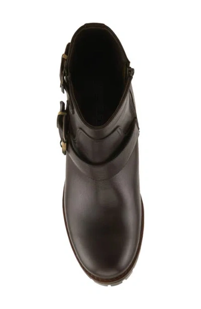 Spring Step Acco Block Heel Bootie In Brown