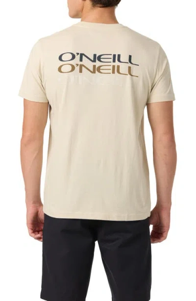 O'neill Triple Stack Graphic T-shirt In Neutral