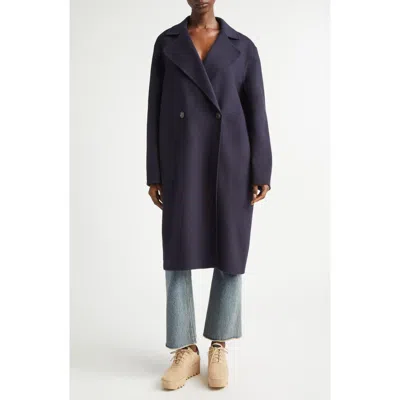 Stella Mccartney Iconic Wool Coat In Blue