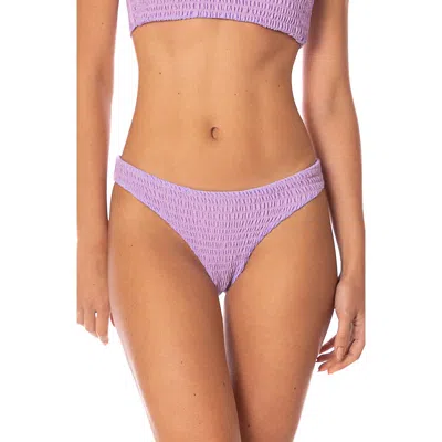 Maaji Purple Lavender Flirt Reversible Bikini Bottoms In Purple